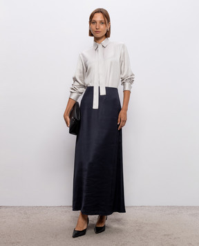 Peserico Blue skirt A05070H06638