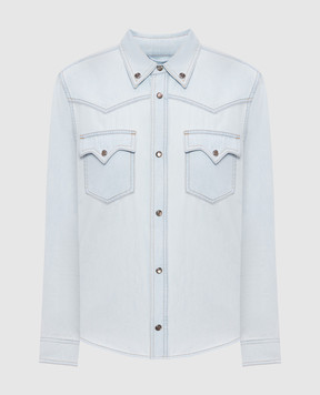 Versace Blue denim shirt 10245601A17872
