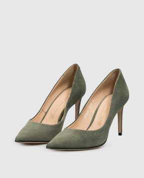 Babe Pay Pls Green suede shoes 201801ZA