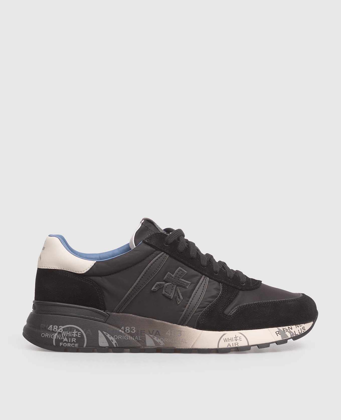 Black Lander combination sneakers