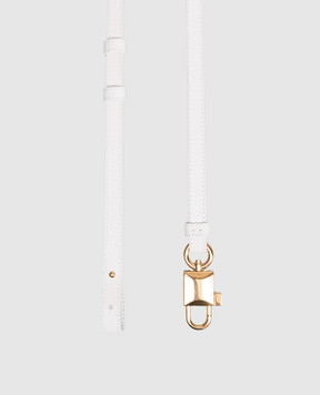 Dolce&Gabbana White leather belt BE1673AK274
