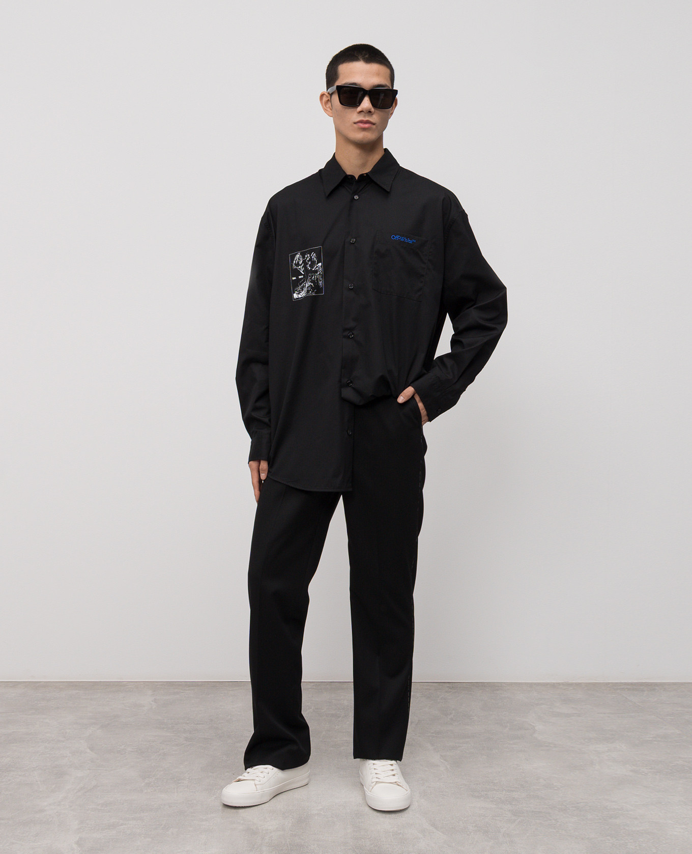 

Faded Painting Black Shirt Off-White