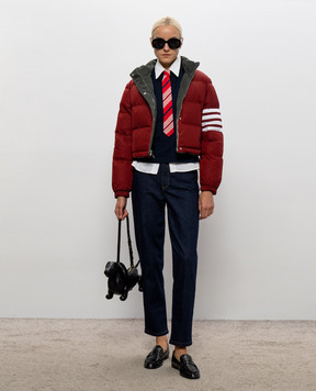 Thom Browne LOBSTER velvet reversible down jacket FBD077EE1645