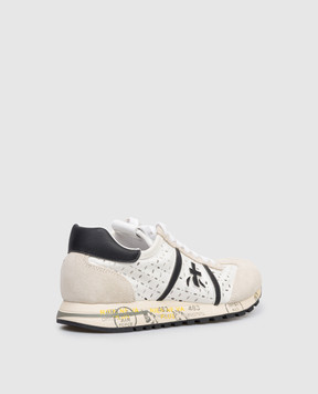 Premiata Beige combination sneakers LUCYD LUCYD7413