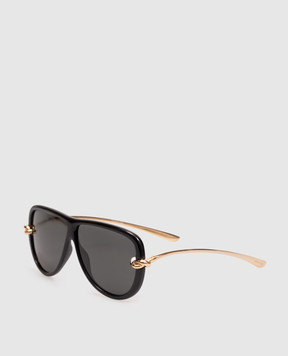 Bottega Veneta Black Knot Sunglasses A002JCVBL80