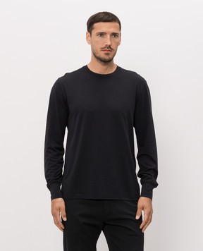 Tom Ford Black long sleeve with monogram embroidery JCL006JMT012