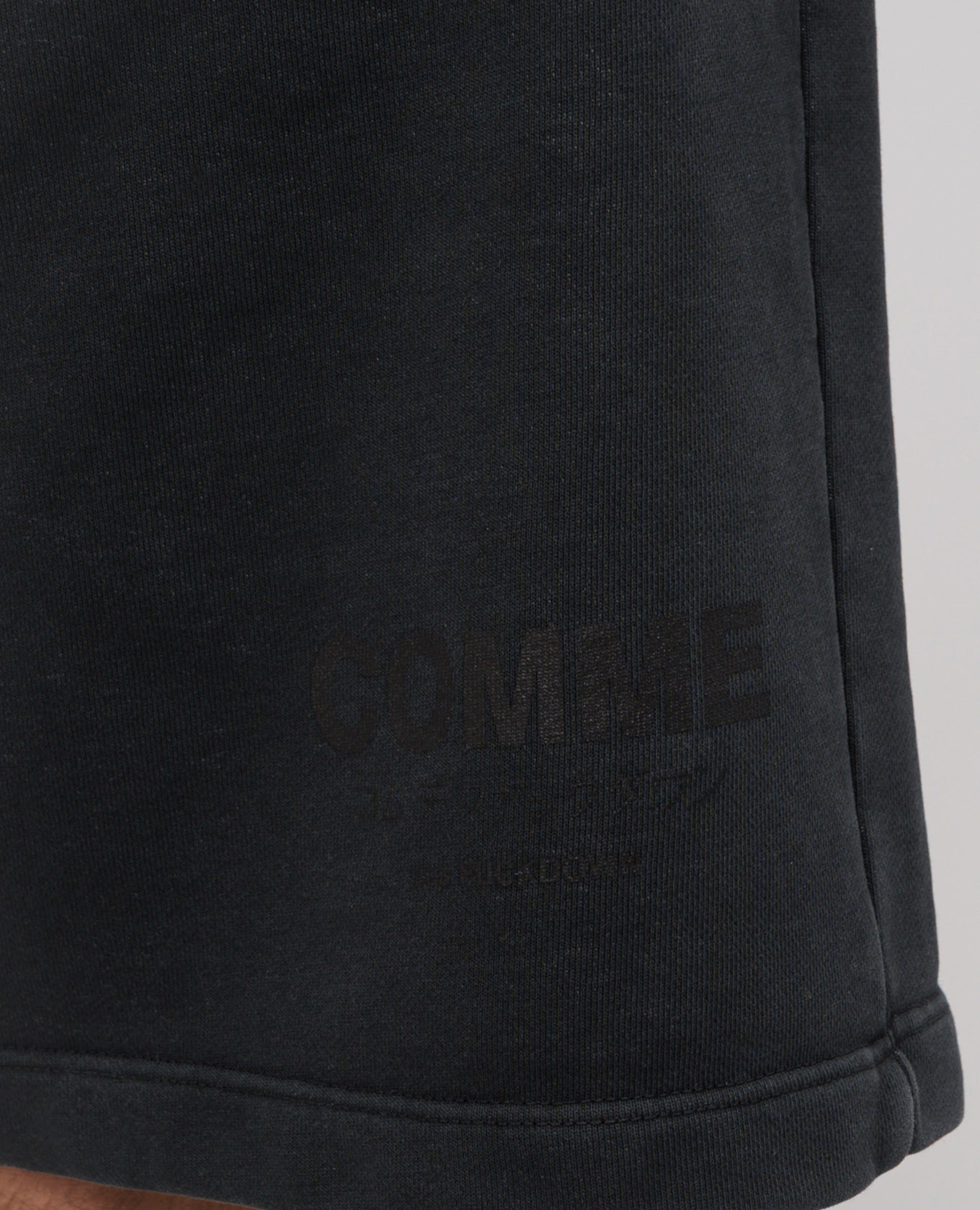 

Black shorts with logo print Comme des Fuckdown