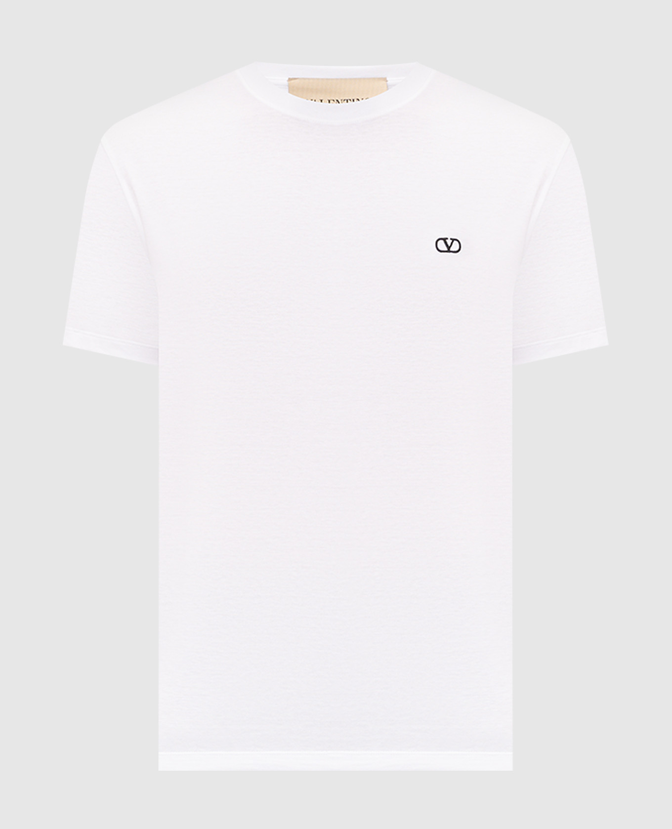 White T-shirt with embroidered VLogo logo