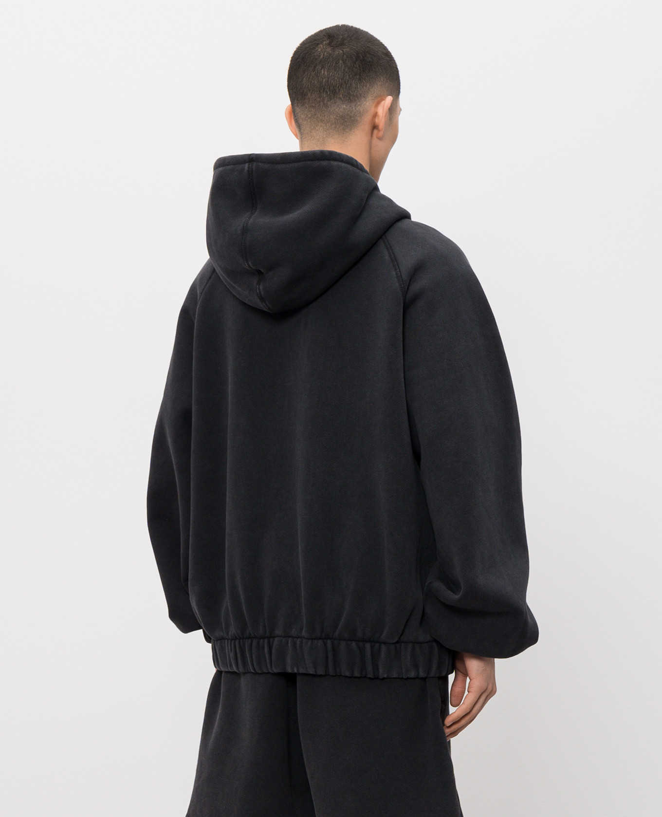 

Black sports jacket with logo print Misbhv