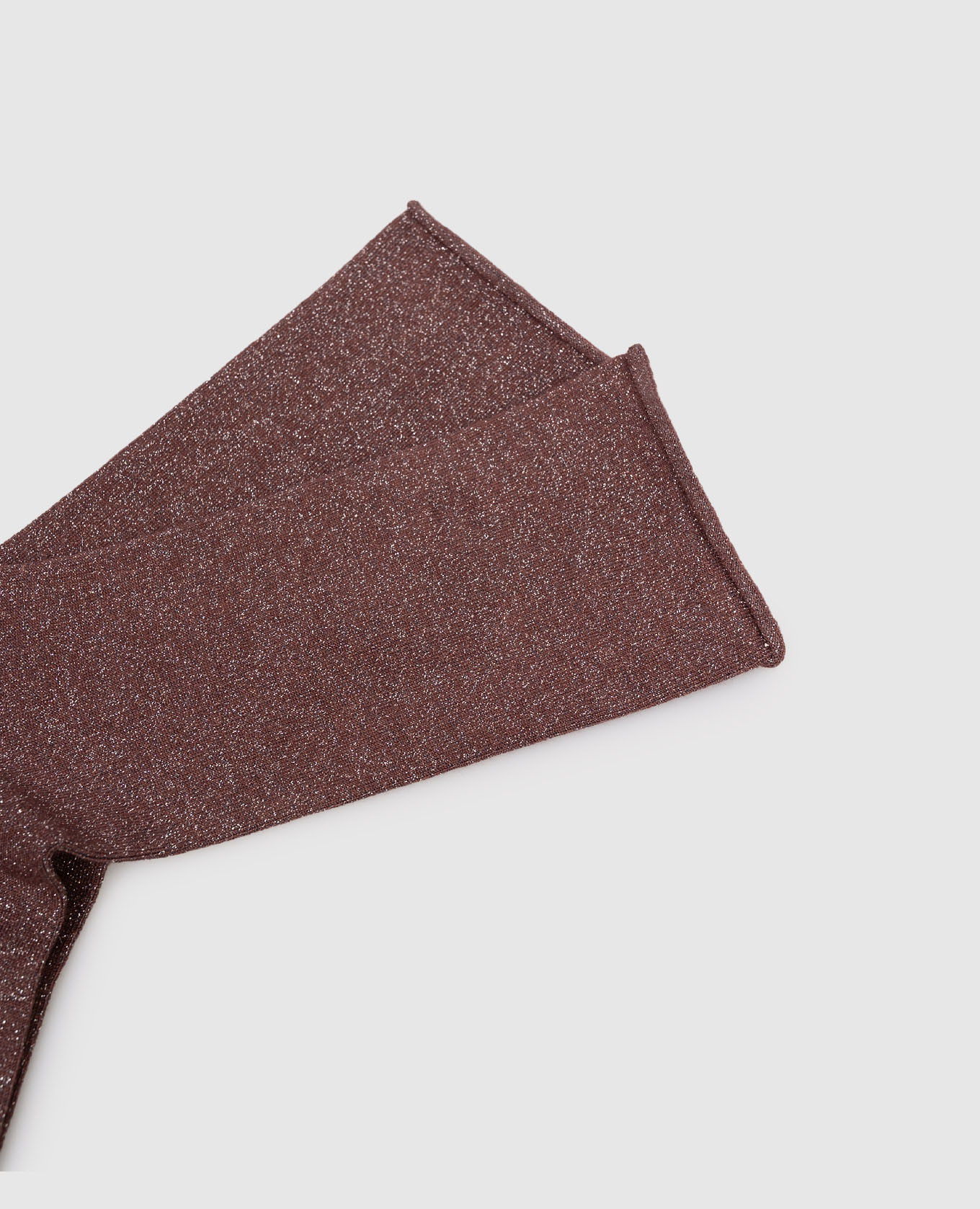 

Purple cashmere and silk socks with lurex Brunello Cucinelli, Violet