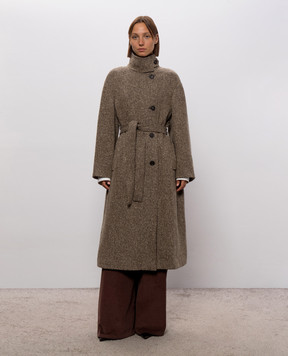 Brunello Cucinelli Brown patterned coat MG5669766