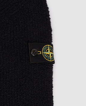 Stone Island Children's navy blue wool sweater L2S165100006S0M2214