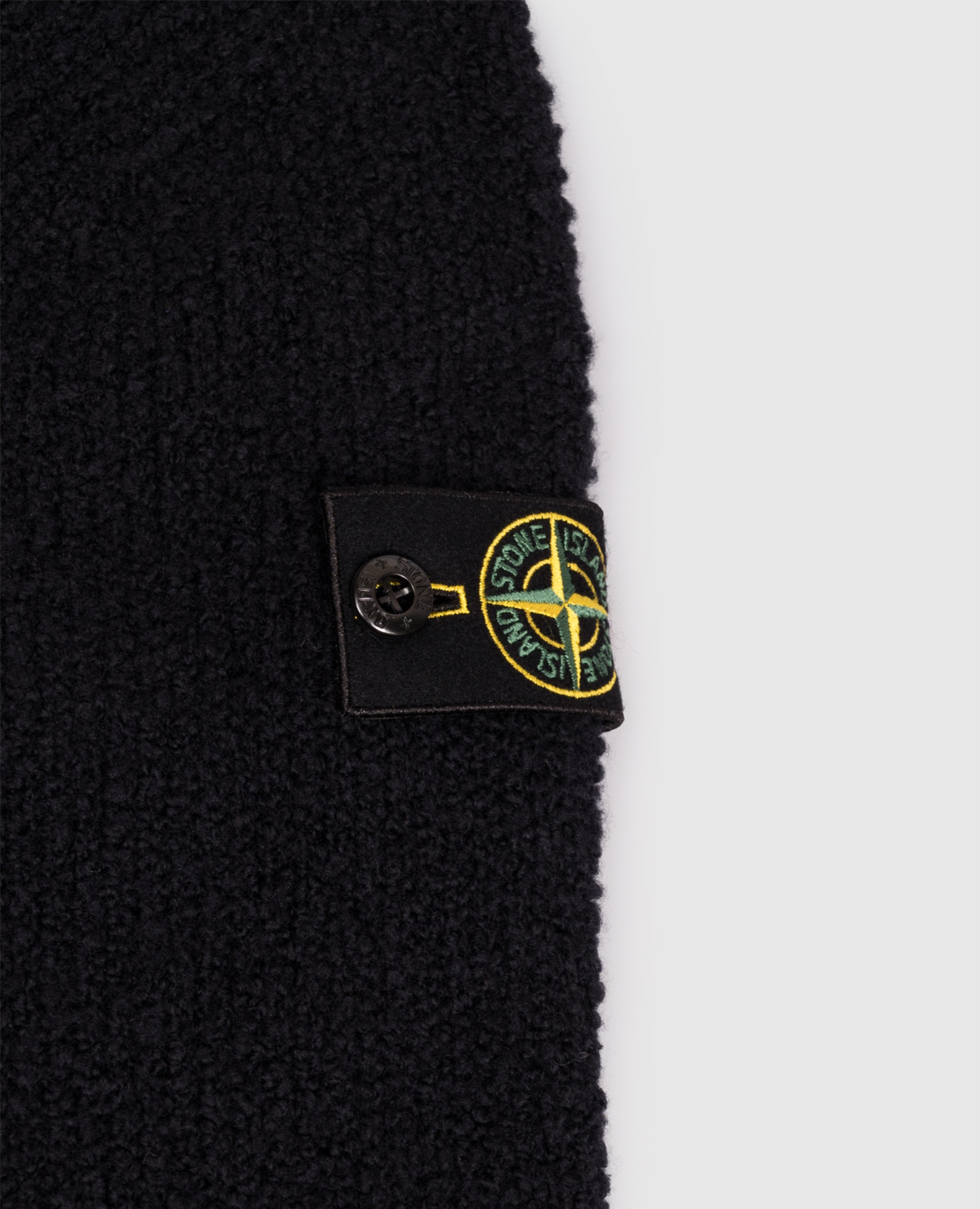 Children's navy blue wool sweater Stone Island 3