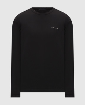 C.P. Company Black long sleeve with logo print MTS157A006374G