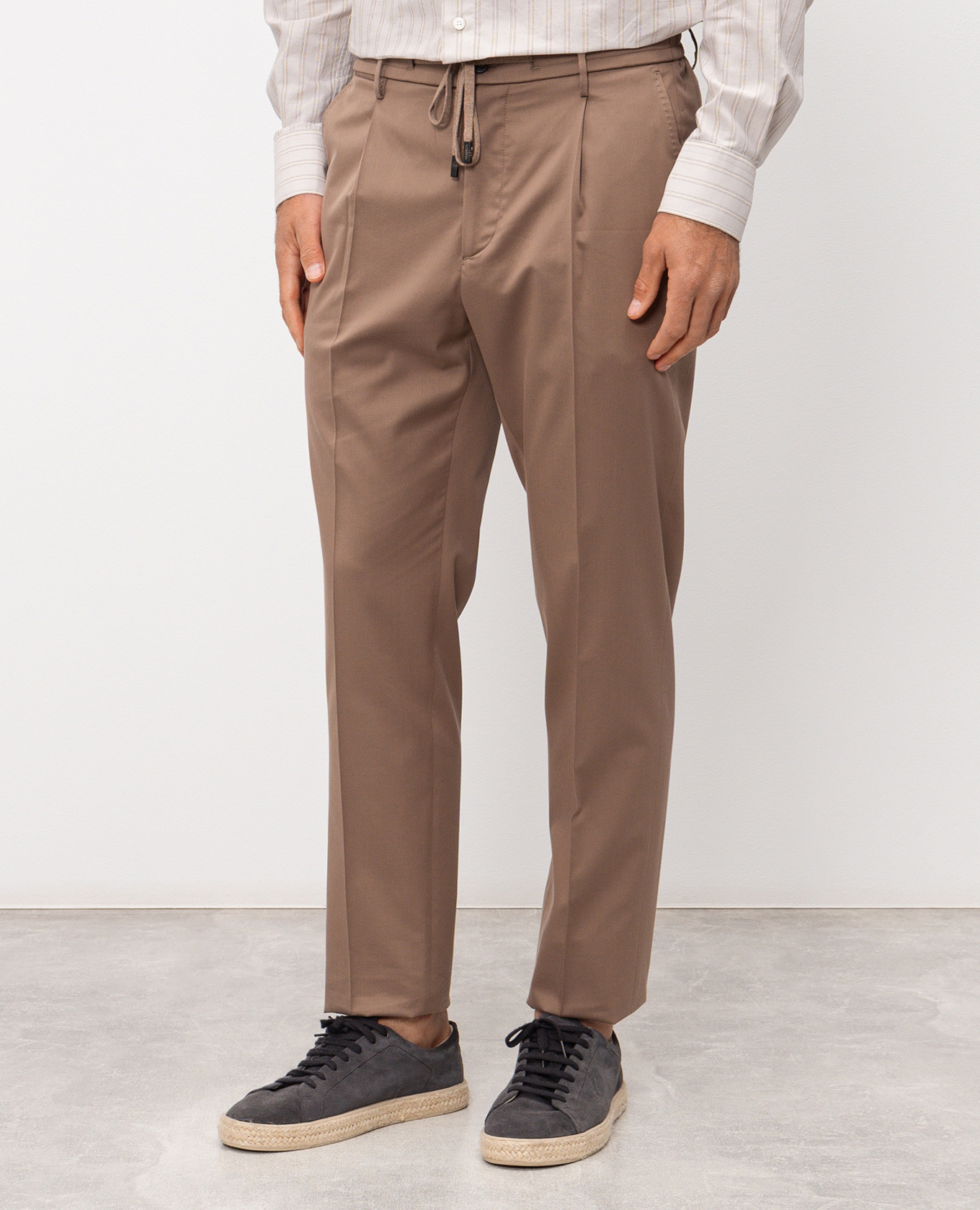 

Brown wool pants Peserico