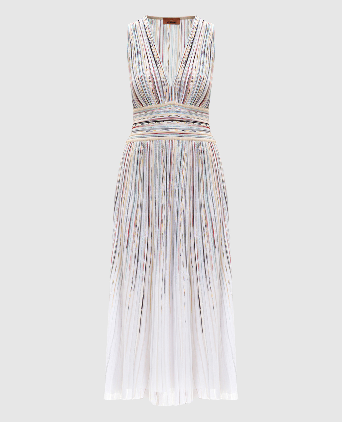 

White midi dress with lurex Missoni