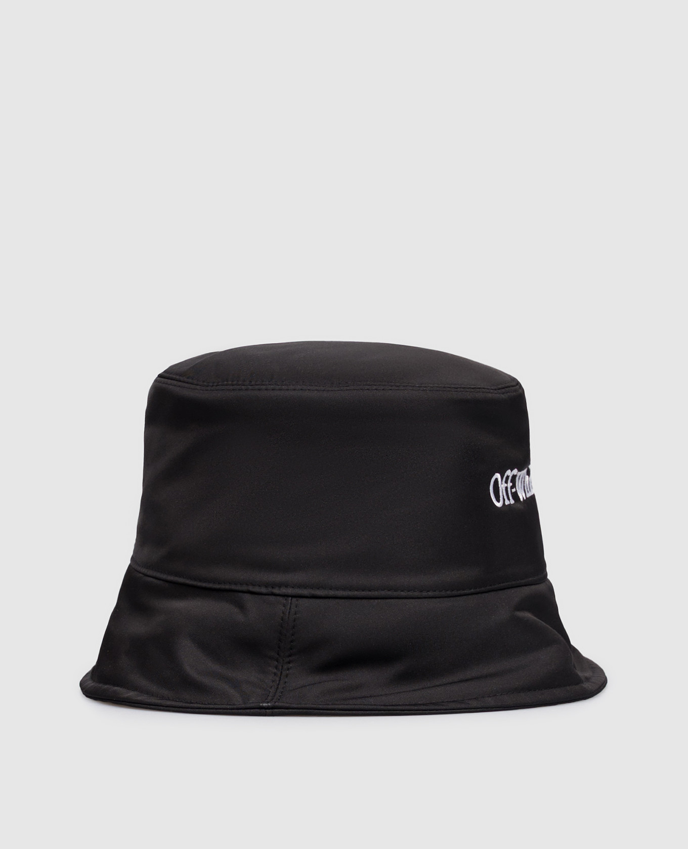 

Black Panama with logo embroidery Off-White