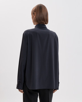 Peserico Blue silk blouse A0685607325