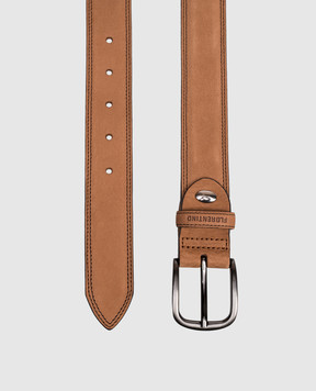 Florentino Brown suede belt 126204610154