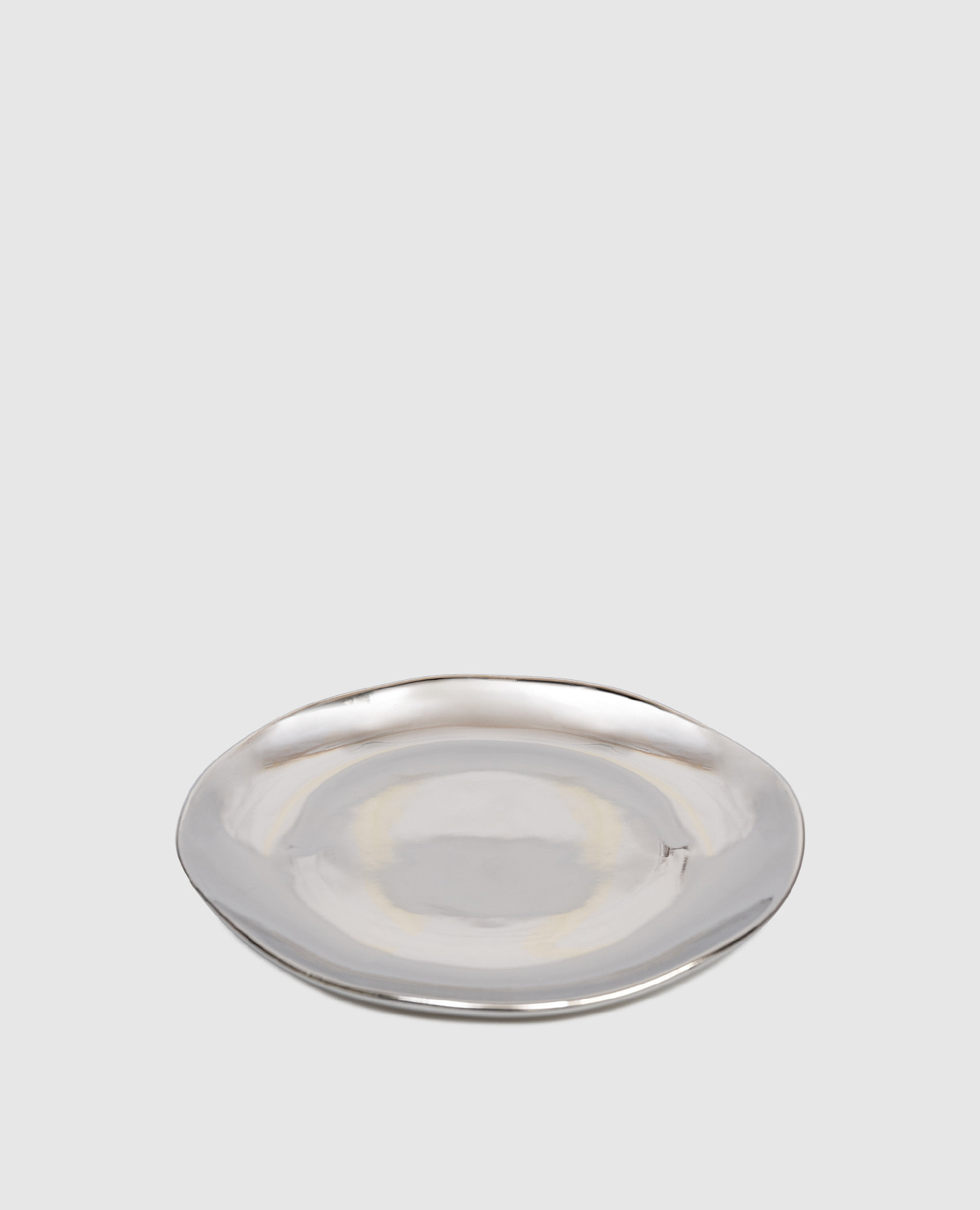 

Silver porcelain bread plate Bitossi Home