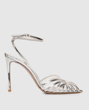 Le Silla Silver sandals EMBRACE 2309B100RCPPMRA