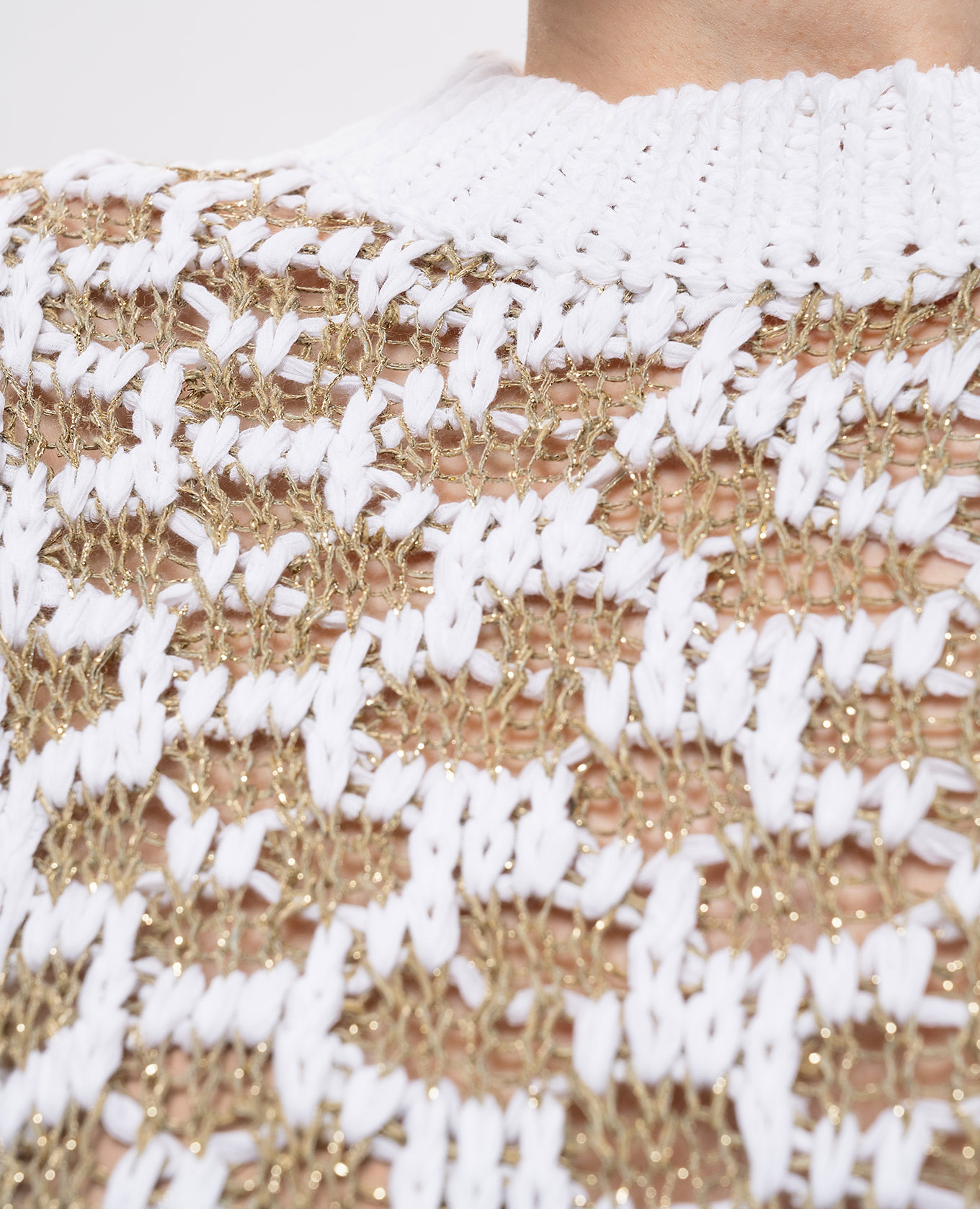 Lurex patterned top Peserico 5