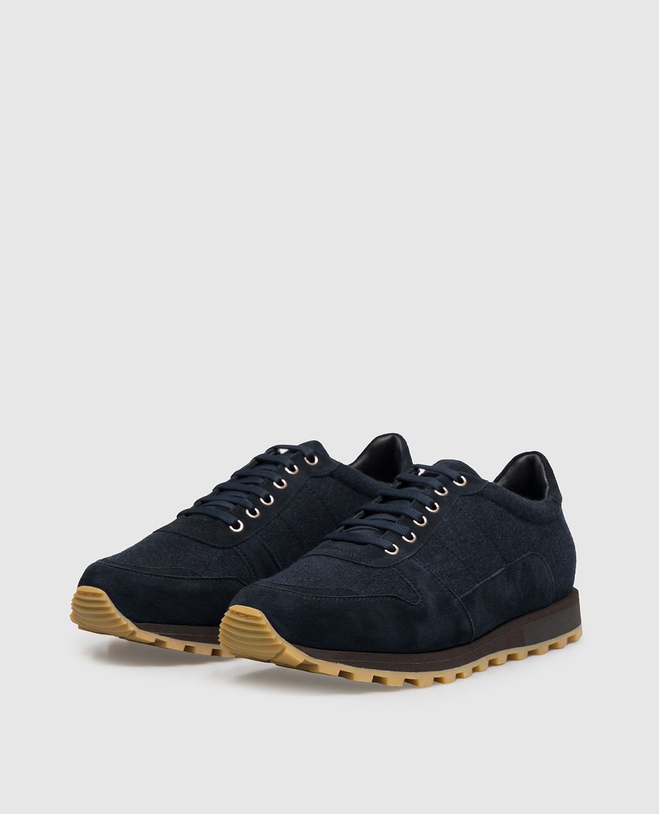 Blue combination sneakers ISAIA 2