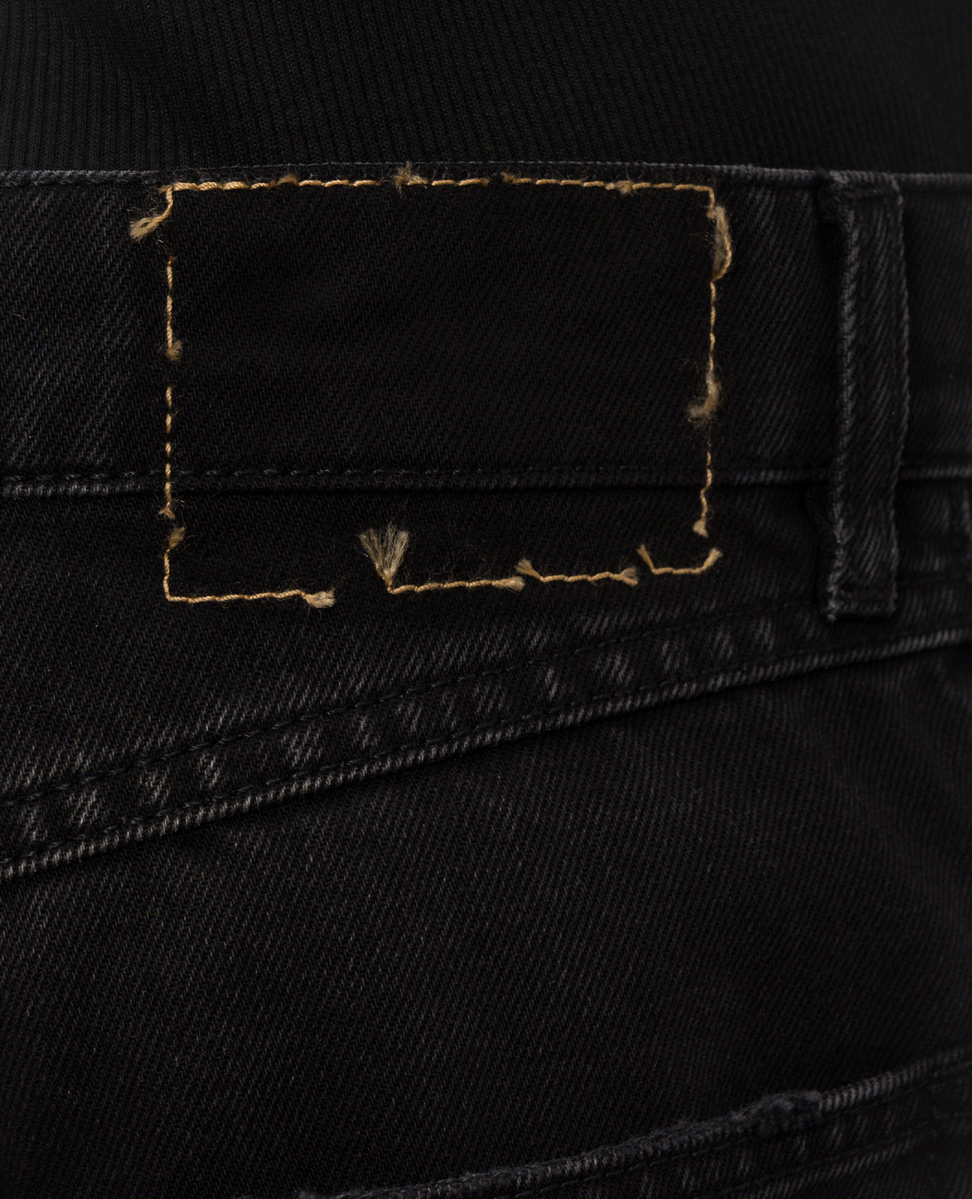 Black jeans with print Vetements 5