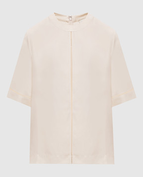 Loulou de Saison Beige HAVANA silk blouse HAVANA
