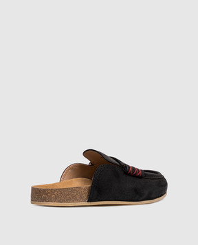 Babe Pay Pls Black suede mules SABOT