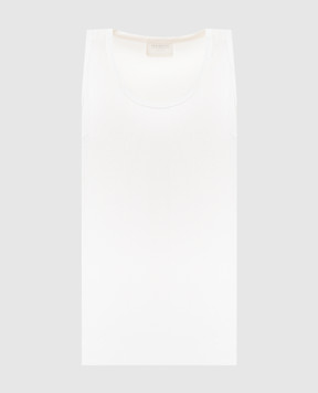 Brunello Cucinelli Ivory silk top MPC59E0600
