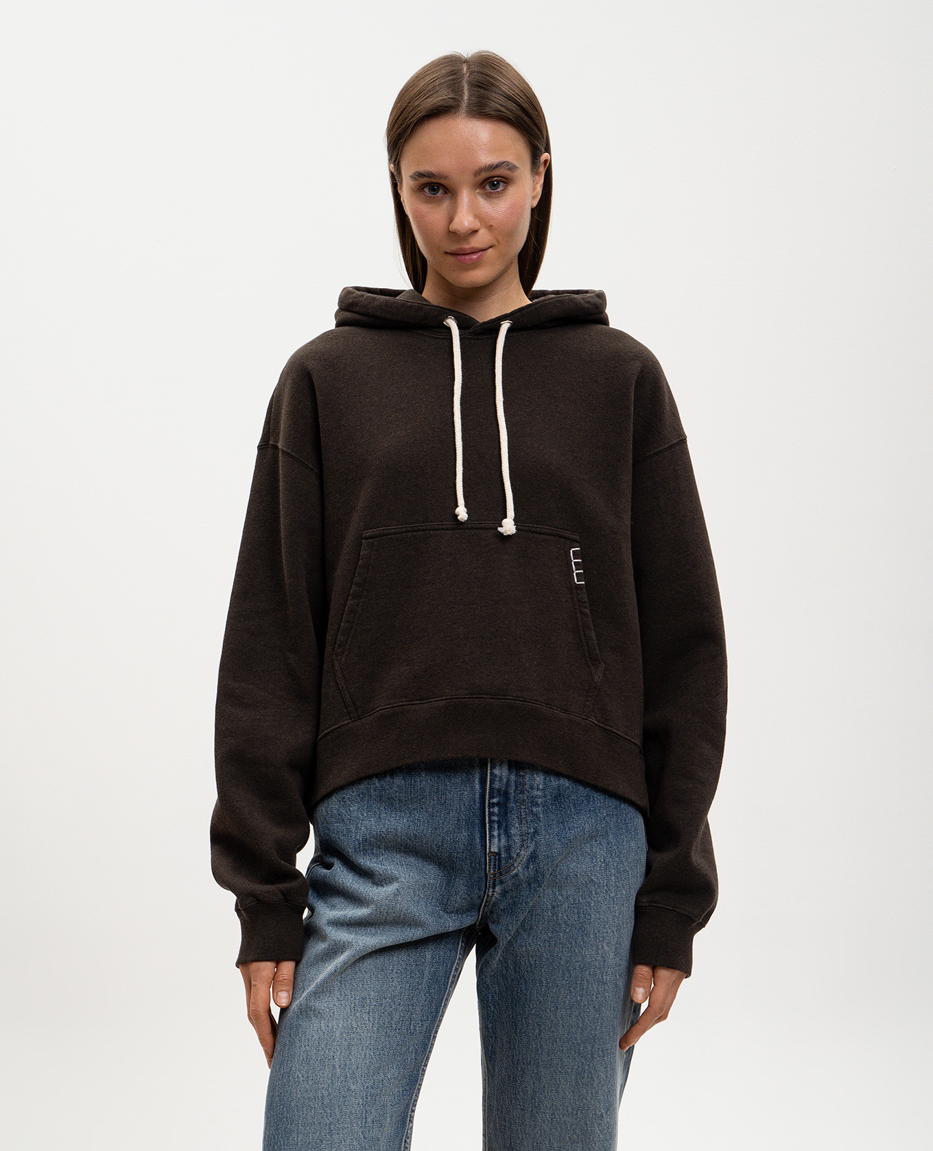 

Brown insulated hoodie JW Anderson