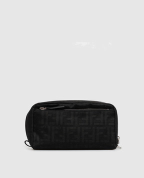 Fendi Black monogram patterned toiletry bag 8N0216B16F