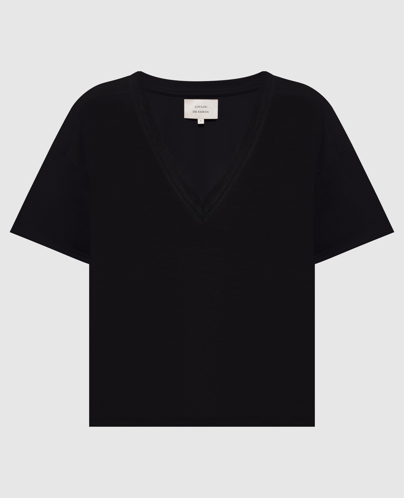 

Black FAAA T-shirt Loulou de Saison
