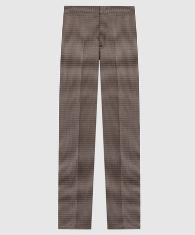 Brown patterned pants