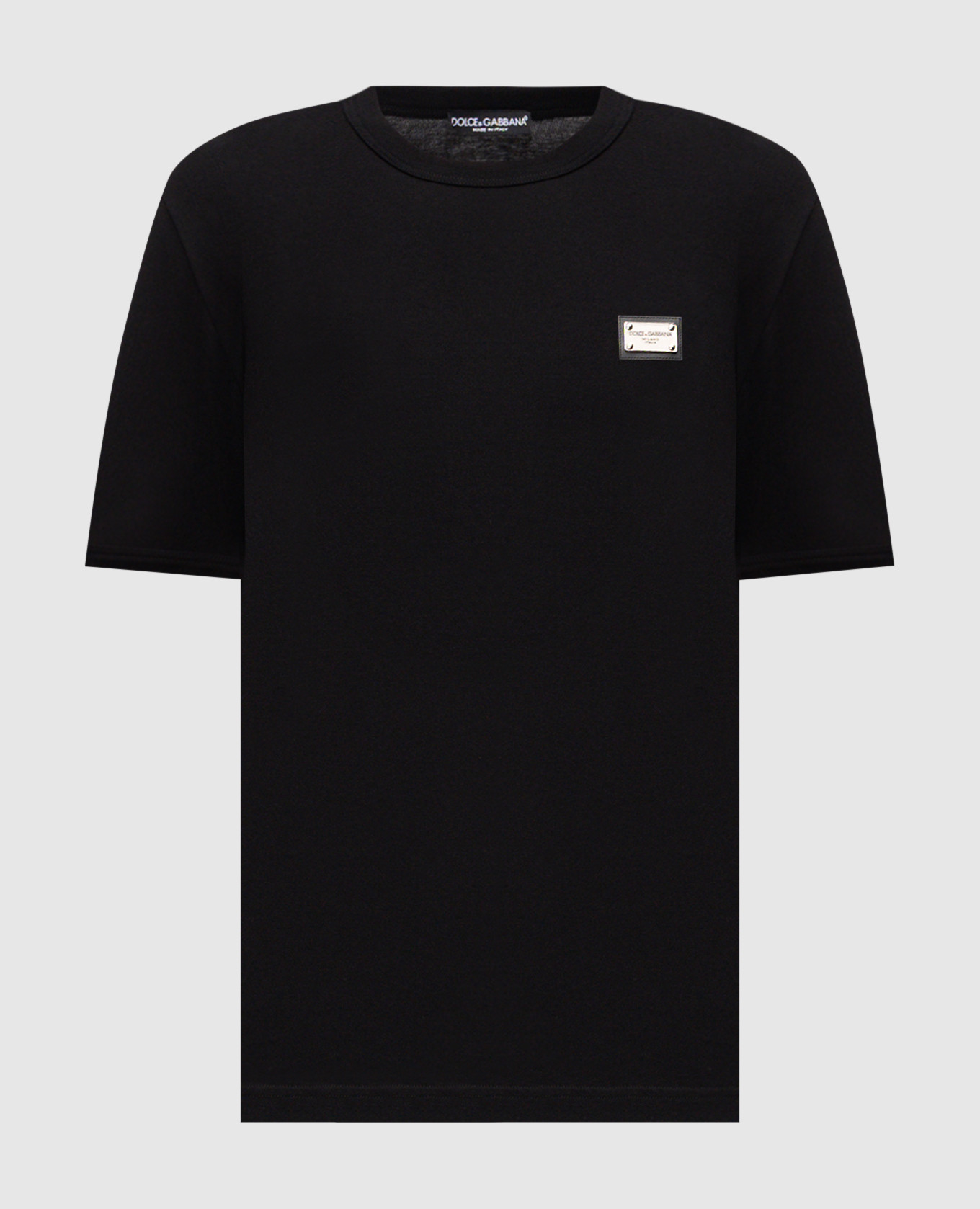 

Black T-shirt with logo Dolce&Gabbana