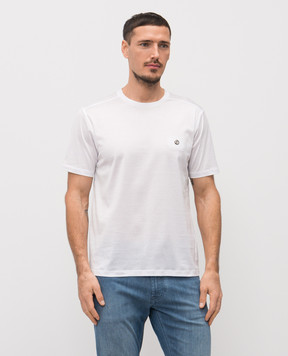 Stefano Ricci White T-shirt with logo MNH6104960TE0001