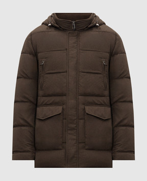 Be Florence Brown down jacket BE26M16