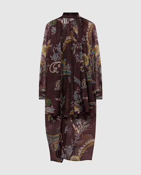 Etro Burgundy silk blouse WRJA015099SA1M0