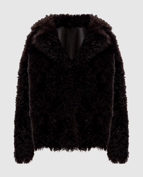 Babe Pay Pls Brown double-sided sheepskin coat 2633TIGRADO
