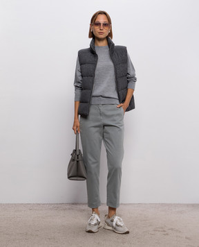 Peserico Gray pants A04680T302479