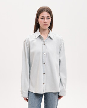 AGOLDE Theo blue denim shirt A74431547