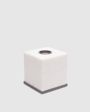 Treesseci White Baster Square Napkin Holder BQ71ABCF