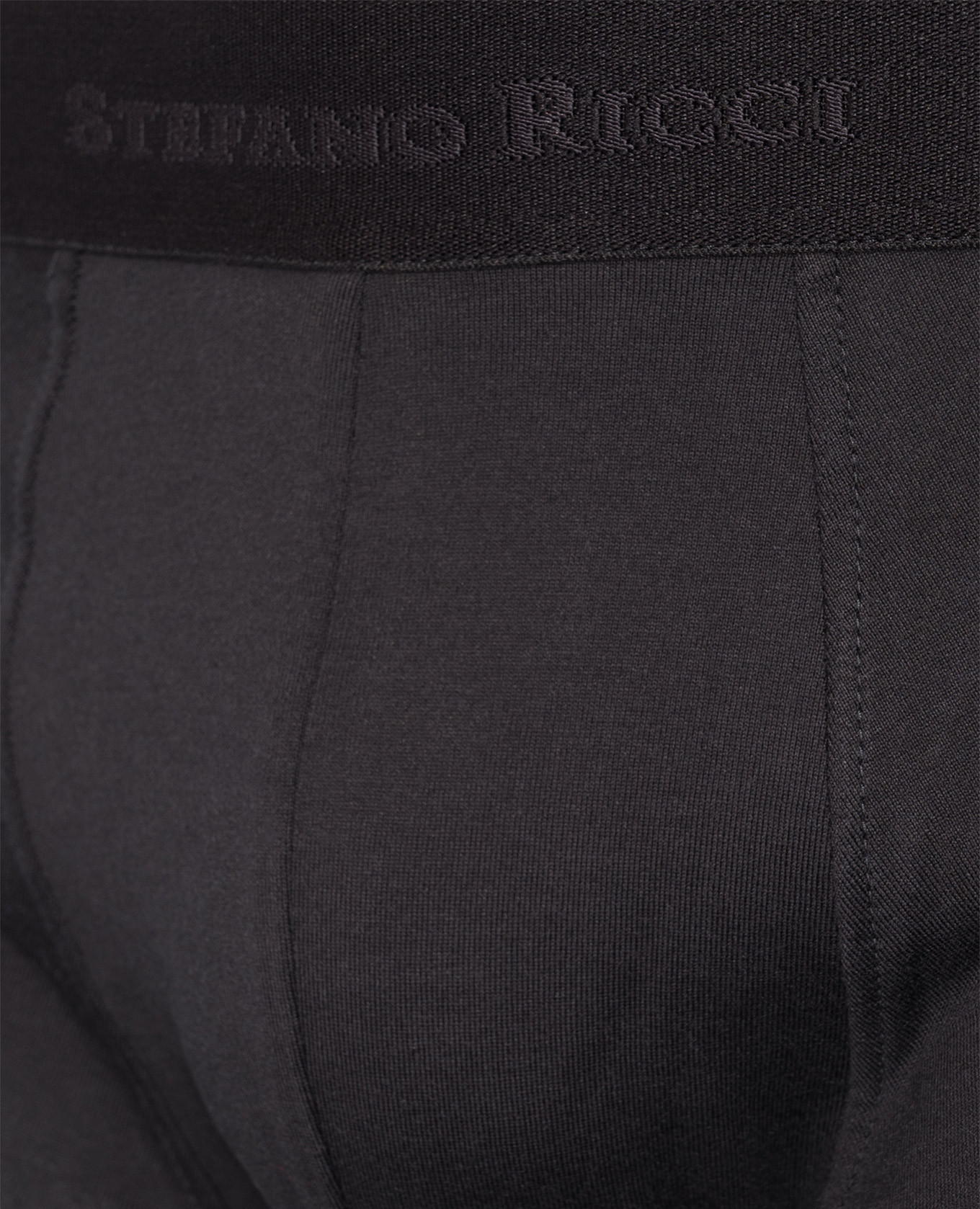 

Black boxer briefs with logo pattern Stefano Ricci