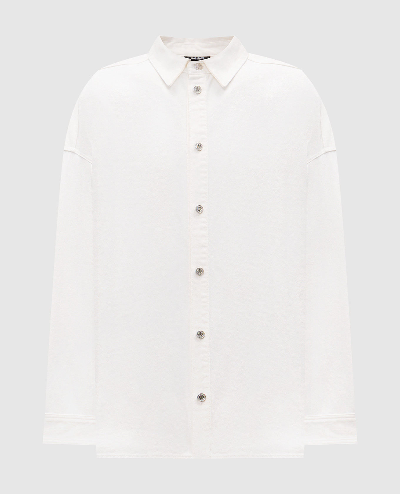 

White denim shirt Balmain