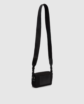 Palm Angels Black bag with contrasting logo embroidery PMNQ011S24FAB001