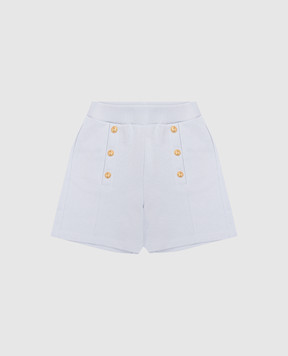 Balmain Children's blue shorts BY6A09Z318310