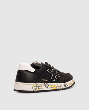 Premiata Children's black combination sneakers Mark 322894672835