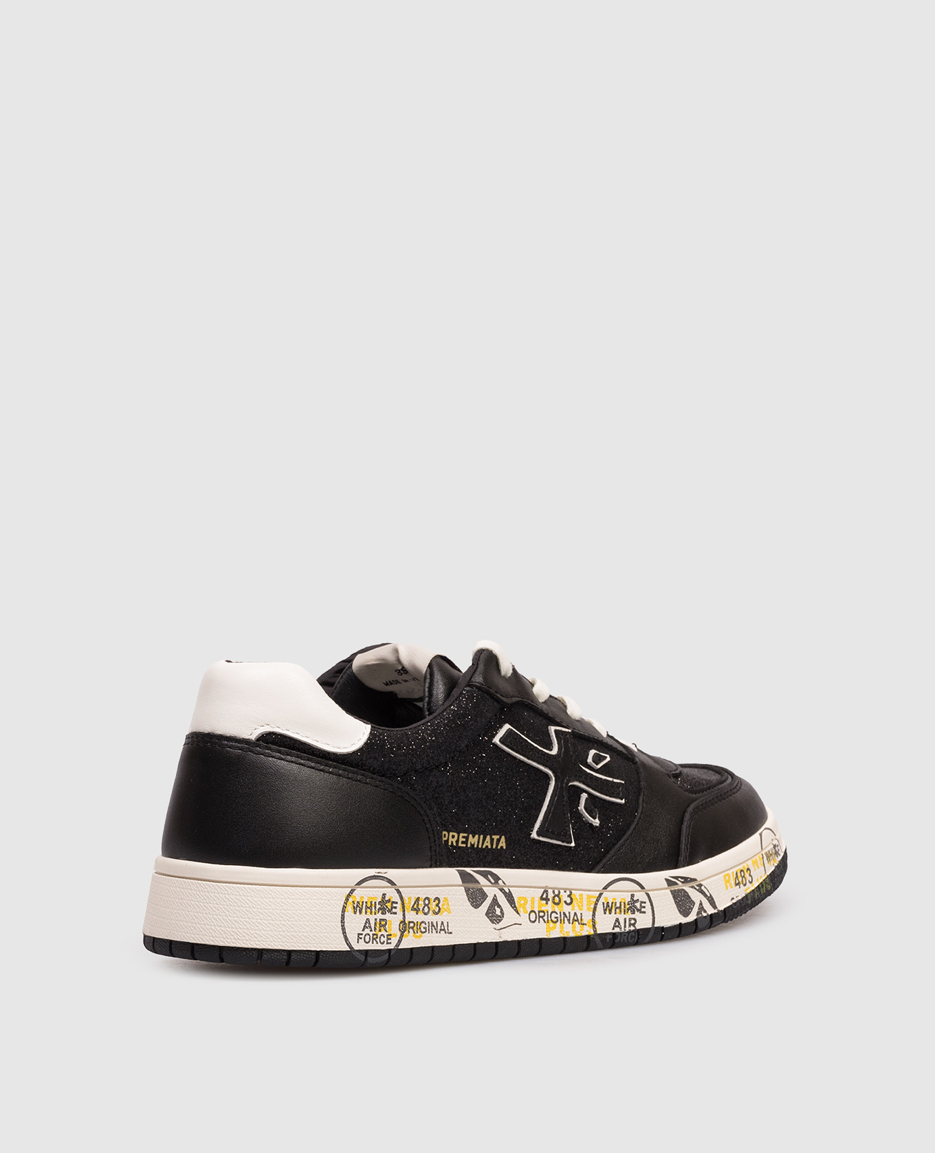 Children's black combination sneakers Mark Premiata 3