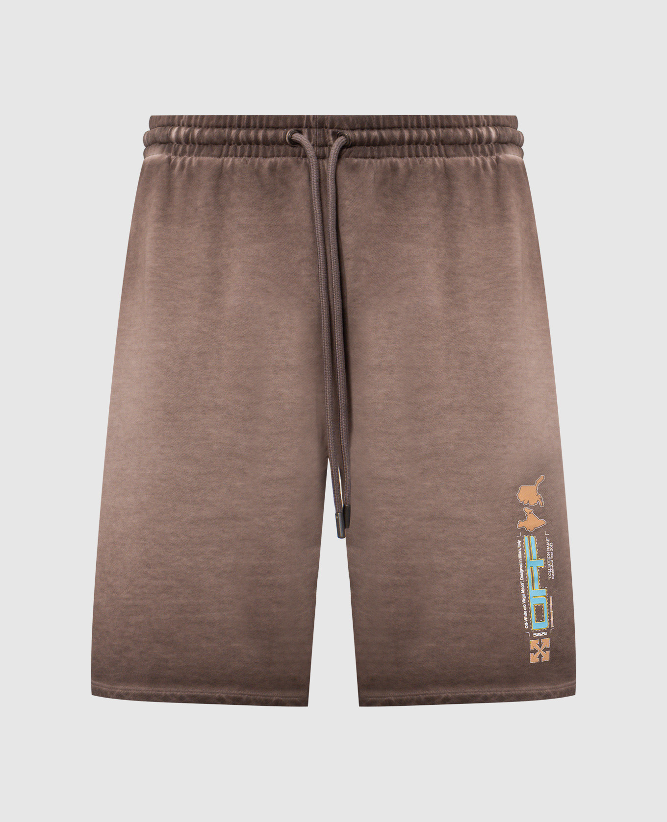Archi Geography brown shorts